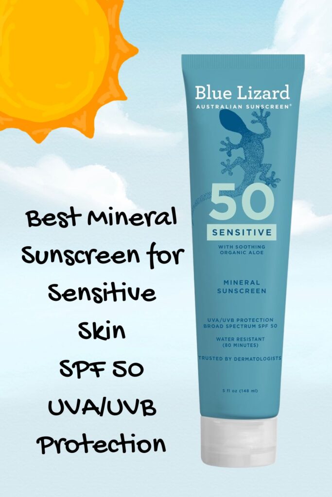 Blue Lizard Sensitive Mineral SPF 50 Review – Best Zinc Oxide Sunscreen for Sensitive Skin