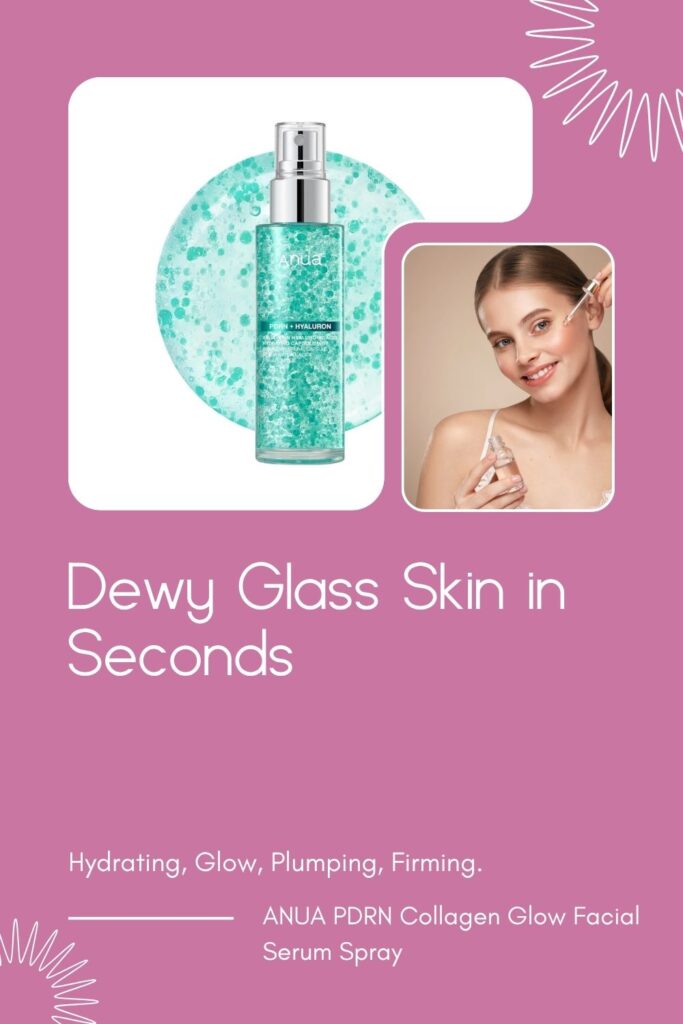 ANUA PDRN Collagen Glow Facial Serum Spray – Hydrating Face Mist