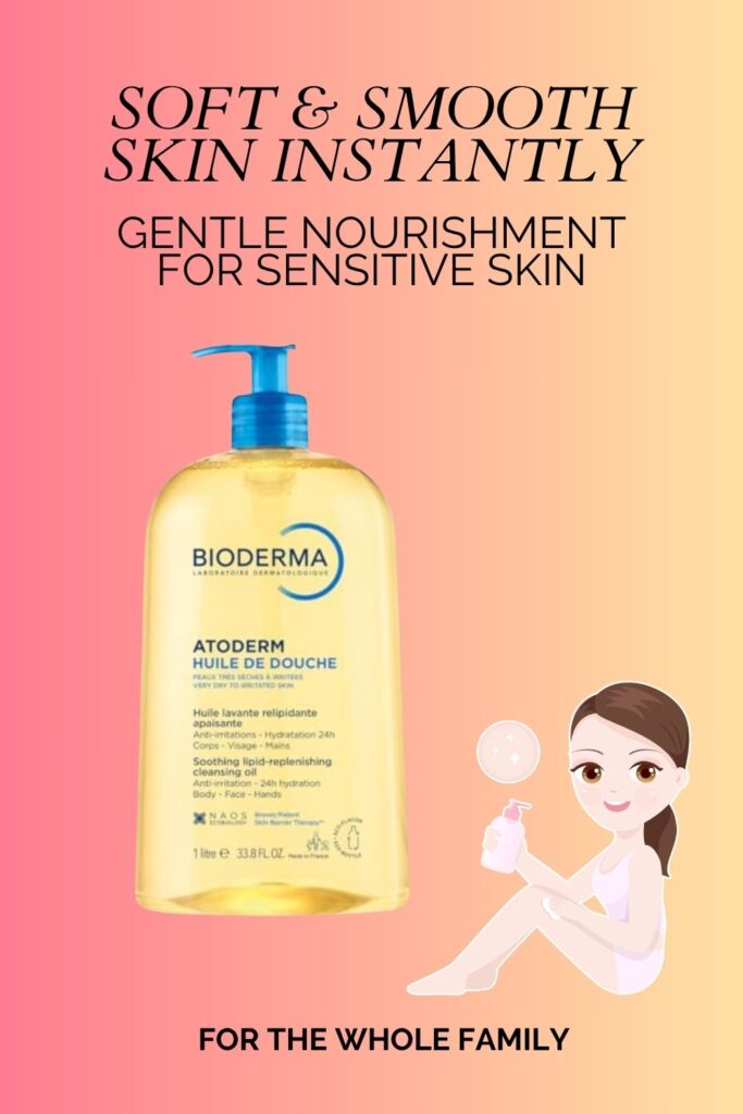 Bioderma Atoderm Shower Oil – Nourishing Cleansing Oil for Sensitive Skin