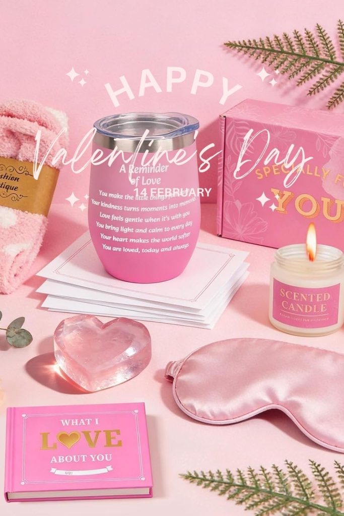 Valentines Day Gifts for Her, Birthday Gifts Set for Women, Unique Self Care Gift Basket