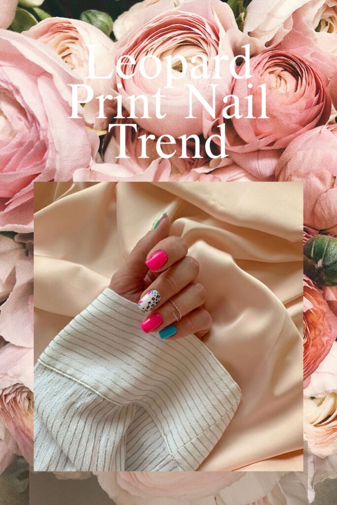 Trendy Short Acrylic Nails 🖤 Leopard Print Design