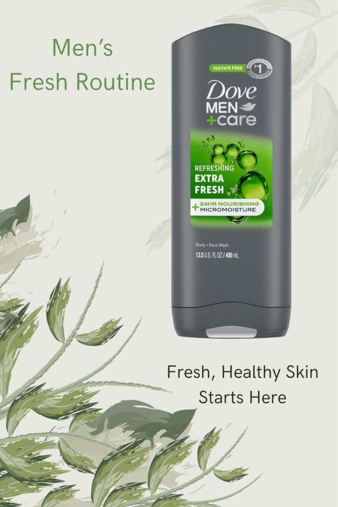Fresh & Clean Skin Daily | Dove Men Face + Body Wash
