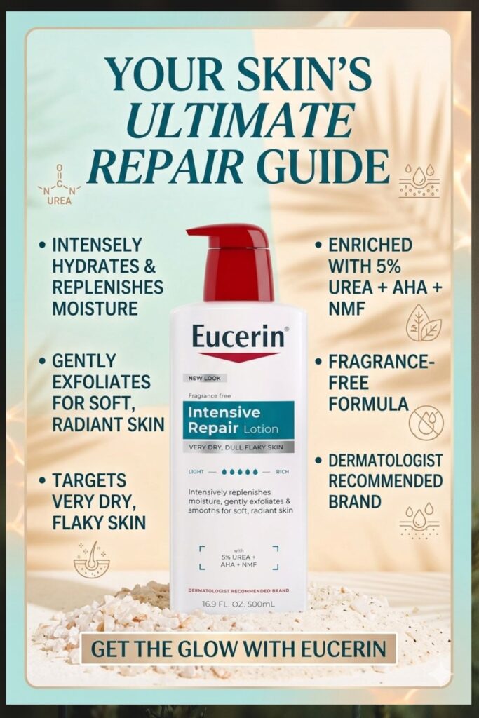 Say Goodbye to Dry Skin 💧 | Eucerin Intensive Repair Lotion